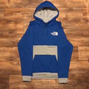 The North Face Blue & Grey Block Hoodie Pullover